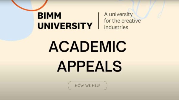 BIMM University Academic Appeals Form Video Featured Image